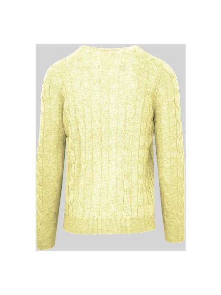 Jersey de lana de cachemir de tela jersey Malo amarillo