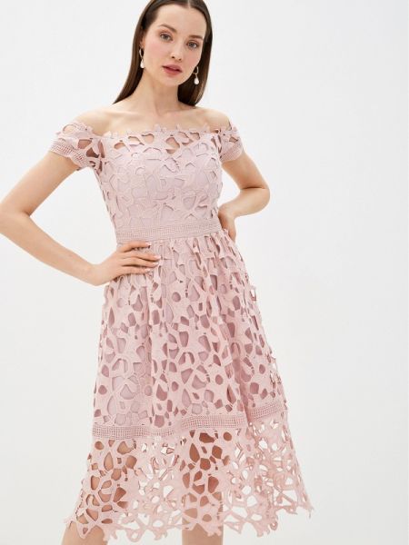 Платье Chi Chi London, розовое