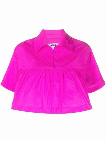 Блуза на цветя Msgm розово