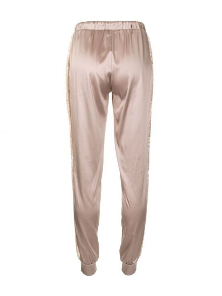 Pantalones con cordones Carine Gilson rosa