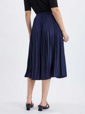 Plisované midi sukně Orsay modré