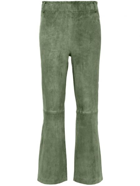 Велурени панталон Arma зелено