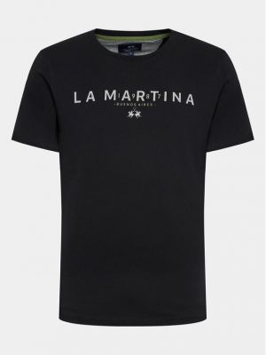 Μπλούζα La Martina μαύρο