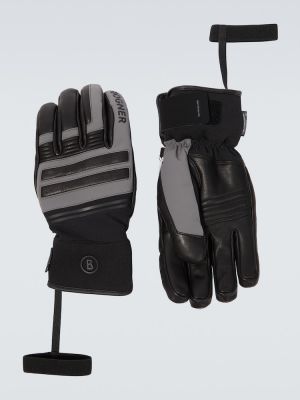 Kožené rukavice Bogner čierna