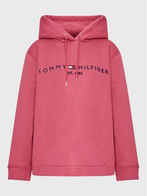 Μπλούζα Tommy Hilfiger Curve ροζ