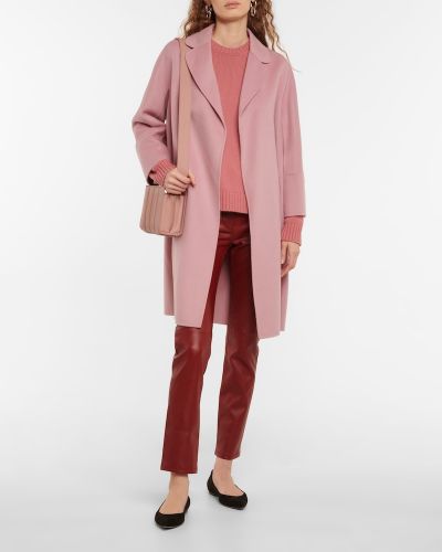 Gyapjú rövid kabát 's Max Mara rózsaszín