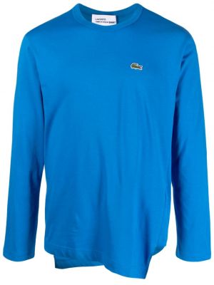 Asymetrické bavlněné tričko Comme Des Garçons Shirt modré