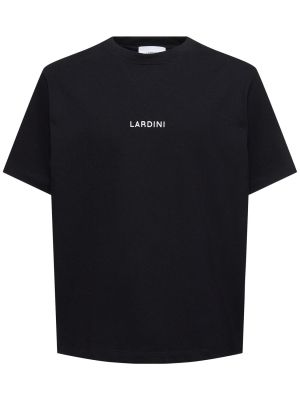Tricou din bumbac Lardini negru