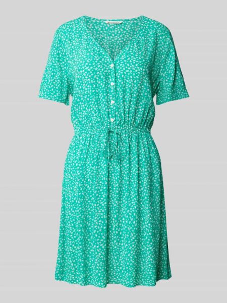 Sukienka midi z nadrukiem Tom Tailor Denim zielona