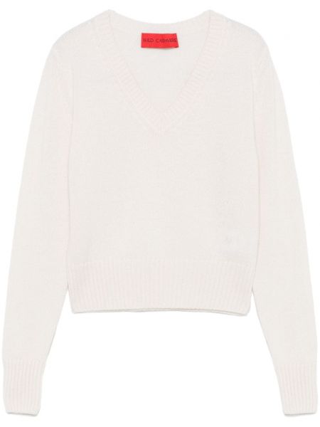 V-hals kashmir striktrøje Wild Cashmere