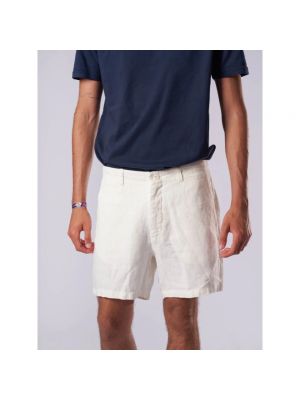 Pantalones cortos de lino La Paz blanco
