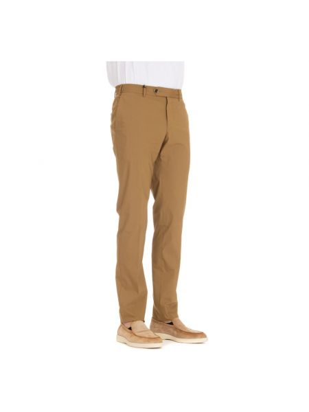 Pantalones chinos slim fit Pt Torino marrón