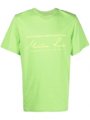 T-shirt aus baumwoll mit print Martine Rose