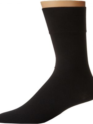 Хлопковые бархатные носки Wolford черные