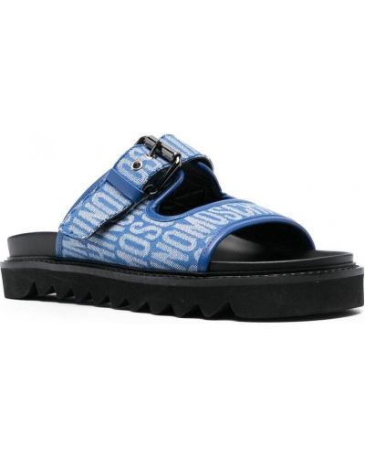 Sandale mit schnalle Moschino blau