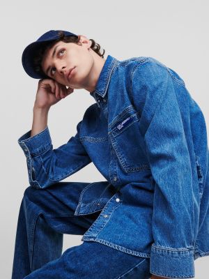 Camicia Karl Lagerfeld Jeans blu