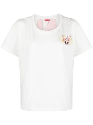 Raštuotas marškinėliai Kenzo balta
