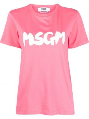 T-shirt Msgm rosa