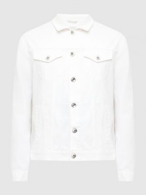Джинсова куртка Brunello Cucinelli біла