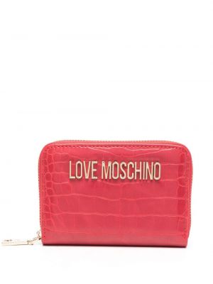 Cipzáras bőr pénztárca Love Moschino