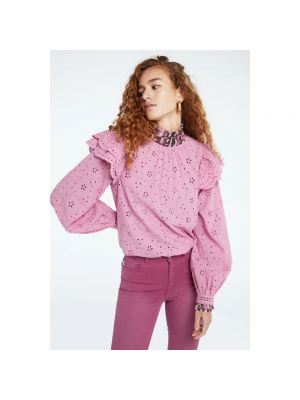 Blusa de flores Fabienne Chapot rosa