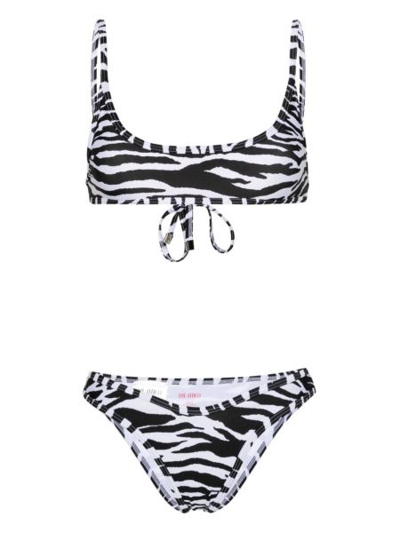 Bikini s printom sa zebra printom The Attico
