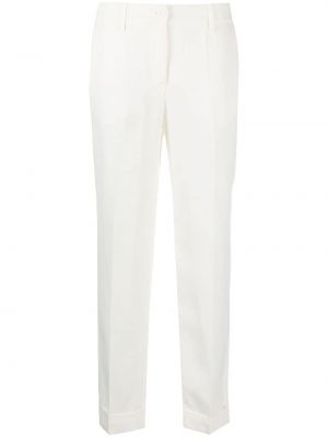 Bílé slim fit kalhoty P.a.r.o.s.h.