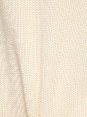 Sweter wełniany Mm6 Maison Margiela beżowy