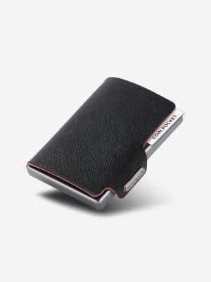 Černá kožená peněženka Mondraghi