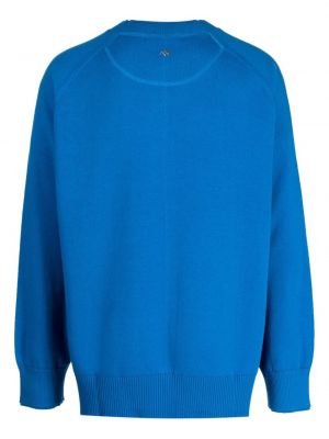 Sweter z okrągłym dekoltem Zzero By Songzio niebieski