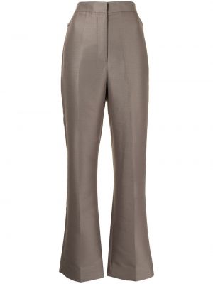 Pantalones de cintura alta Low Classic marrón