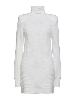 Mini vestido de lana Wandering blanco