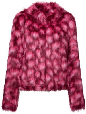 Unreal Fur Giacca Glow in finta pelliccia - Rosa