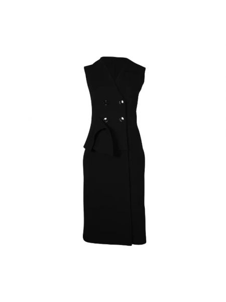 Sukienka wełniana retro Dior Vintage czarna