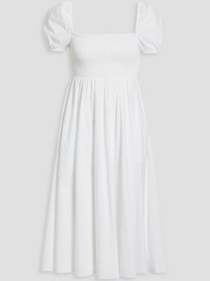 Белое платье миди Caroline Constas