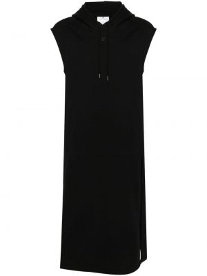 Kapucnis ujjatlan hosszú ruha Courreges fekete