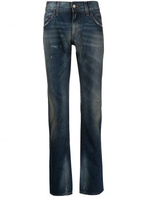 Skinny fit-jeans Dolce & Gabbana blå