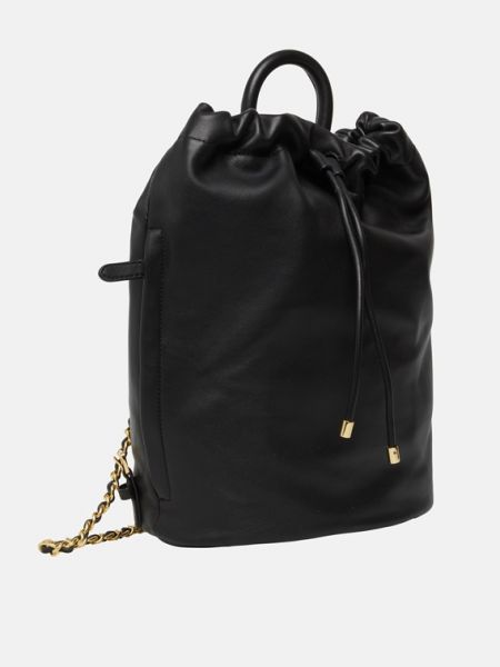 Кожаный рюкзак Ralph Lauren черный