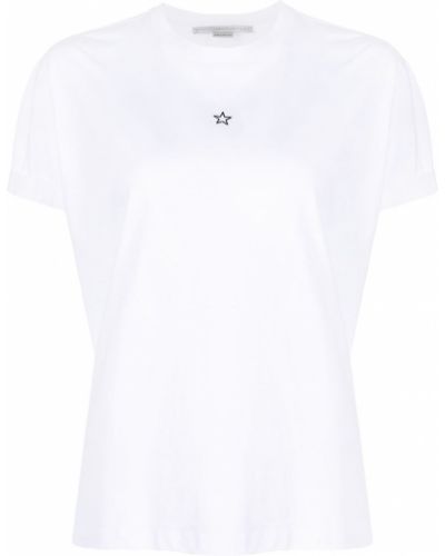 Koszulka w gwiazdy Stella Mccartney biała