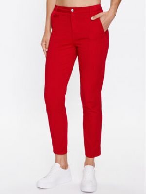 Pantalon slim United Colors Of Benetton rouge