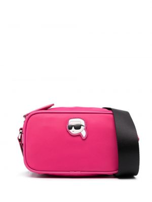 Crossbody torbica Karl Lagerfeld ružičasta