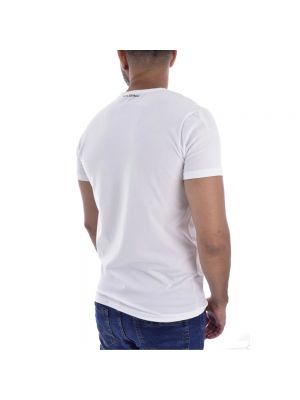 Camiseta ajustada manga corta Goldenim Paris blanco