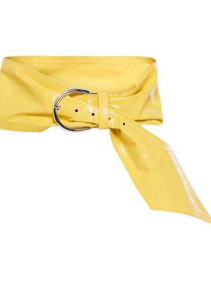 Cintura di pelle Isabel Marant giallo