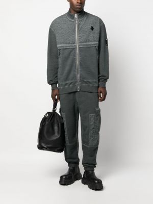 Pantalon cargo en coton avec poches A-cold-wall* gris