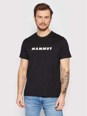 Marškinėliai Mammut juoda