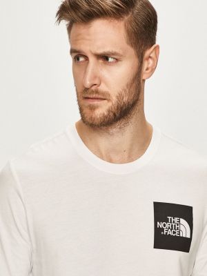 Тениска с дълъг ръкав The North Face бяло