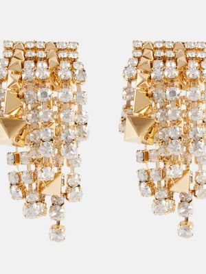 Kristallidega kõrvarõngad Valentino kuldne