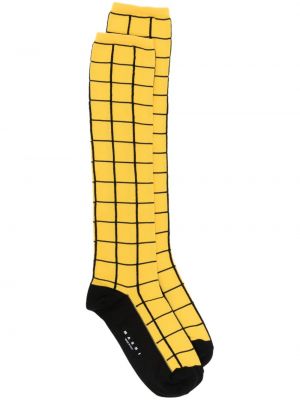 Плетени карирани чорапи Marni