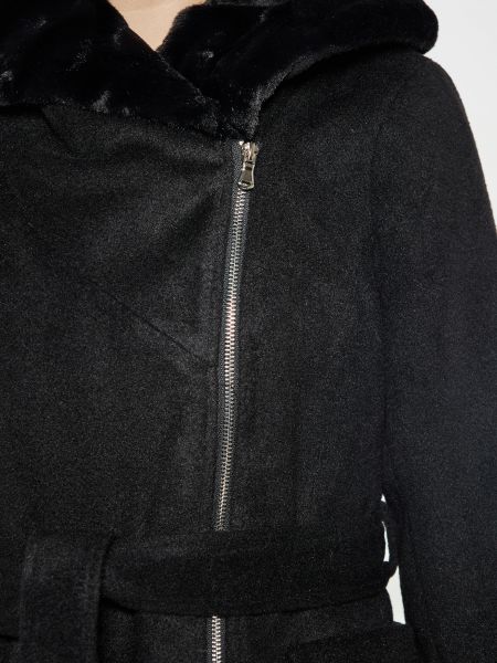 Зимно палто Usha черно