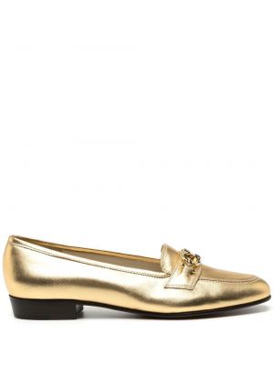 Loafers med spenne Salvatore Ferragamo gull